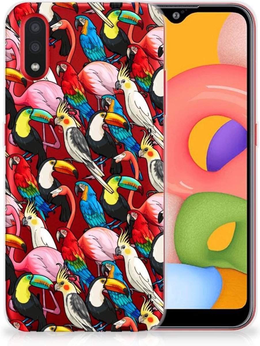 Samsung Galaxy A01 TPU Hoesje Birds