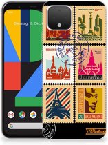 Google Pixel 4 Siliconen Back Cover Postzegels