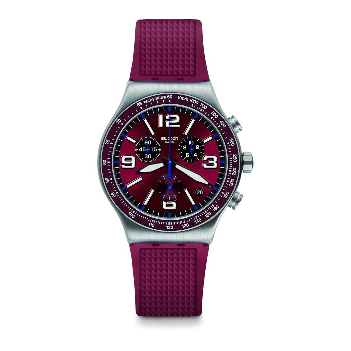 Swatch Irony Wine Grid horloge - Rood
