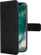 Xqisit Wallet case Viskan iPhone XR Kunstleder Bookcase - Zwart