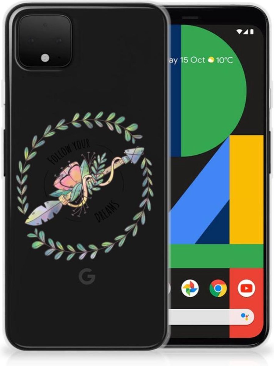 Google Pixel 4 XL Telefoonhoesje met Naam Boho Dreams