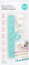 We R Memory Keepers sew ribbon punch & stencil weave