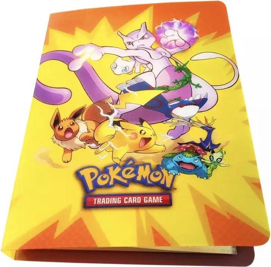 Vertellen aansluiten Nominaal Pokemon Kaarten Verzamel Map - Voor 80 kaarten - Mewto | Games | bol.com