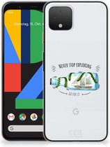 Google Pixel 4 Telefoonhoesje met Naam Boho Bottle