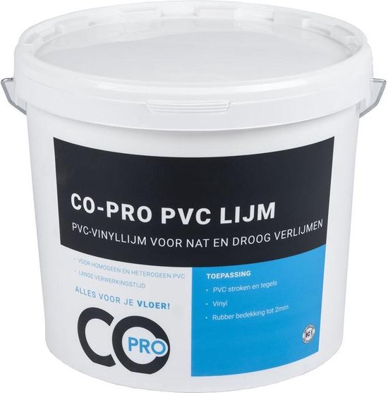 mild materiaal riem PVC VLOEREN LIJM CO-PRO 13 kg (lijm voor pvc stroken) | bol.com
