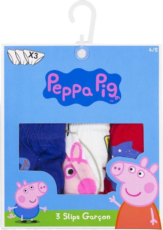 Peppa Pig 3 x onderbroek maat 116 128 6 8 jaar bol