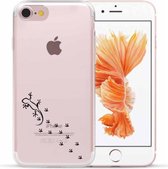 Apple Iphone 7 / 8 / SE2020 / SE2022 hoesje transparant siliconen case - Hagedis