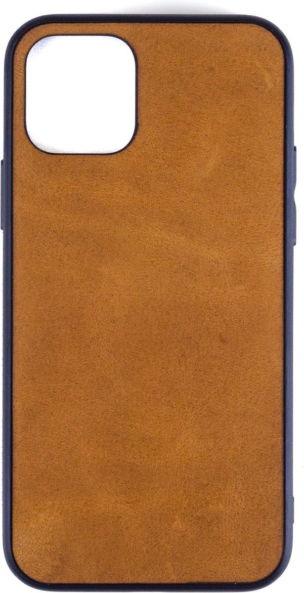 Leren Telefoonhoesje iPhone 11 Pro – Bumper case - Cognac Bruin