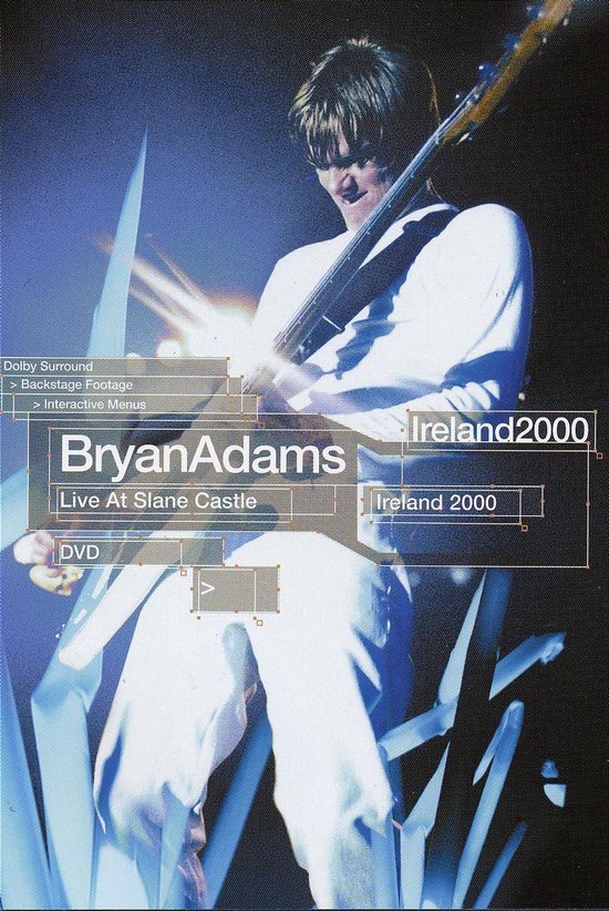Cover van de film 'Bryan Adams - Live/Slane Castle'