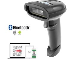 Draadloos/USB barcode scanner 1D/2D/QR Laser Plug&Play