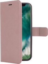Xqisit Wallet case portemonnee hoesjes bookcase roze goud iPhone XS Max - Rosegold