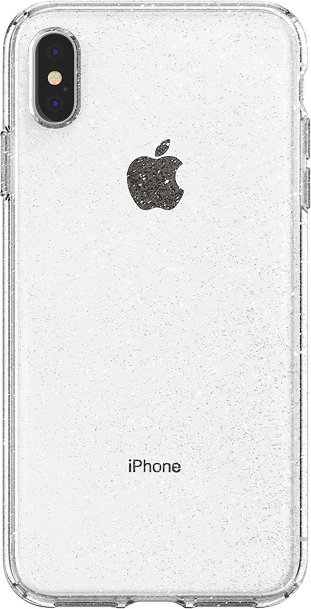 Spigen Liquid Crystal Glitter hoesje iPhone XS Max case doorzichtig