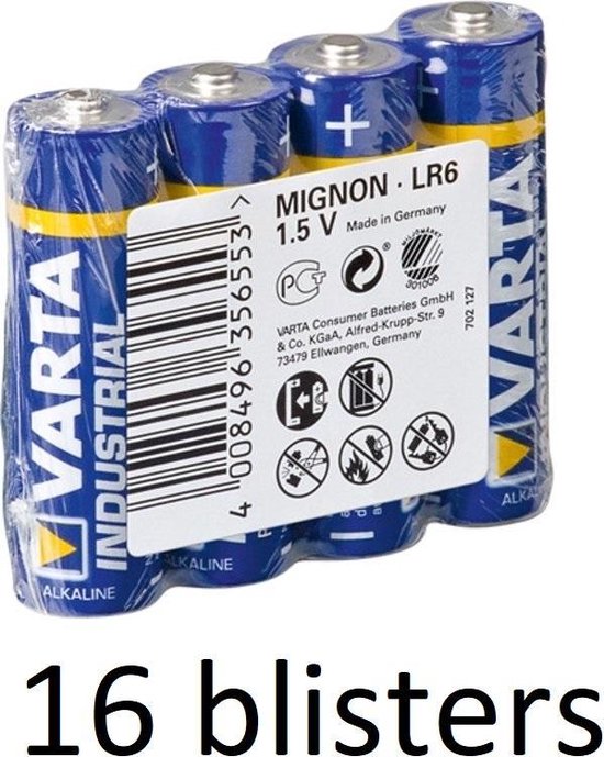 Pile AAA Varta Longlife Extra - Alcaline - 4 pièces