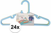 24x Kledinghangers voor kinderkleding jongens - Kleerhangers - Garderobe hangers - Kinderkleding ophangen