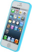 Apple iPhone SE (2016) Hoesje - Mobilize - Gelly Serie - TPU Backcover - Neon Blue - Hoesje Geschikt Voor Apple iPhone SE (2016)