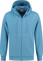 Workman Hooded Sweatvest Uni - 8422 sky blue - Maat XL