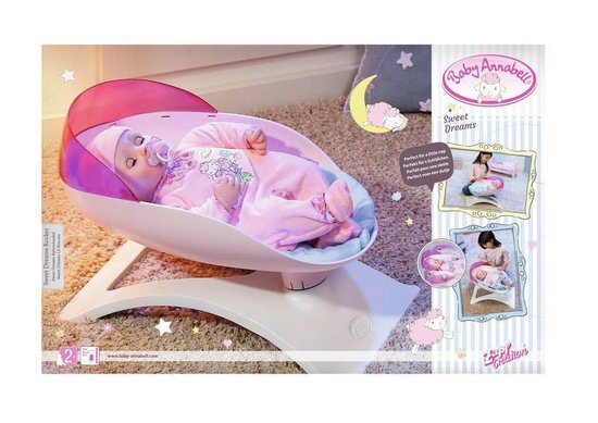 baby annabell sweet dreams bed