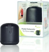Leicke Smart Mini Bluetooth-luidspreker "DJ Roxxx Nano" | Draagbare draadloze luidspreker MP3 SD-kaartlezer | Afstandsbediening voor smartphone-camera | Voor smartphone, tablet, iPhone | Mini