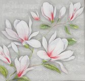 Servetten Musical Magnolia 33 x 33 cm