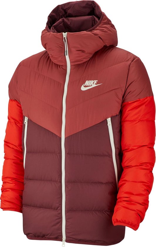 Nike Sportswear Windrunner Jas - Maat M - Mannen - rood/donker  rood/bordeaux rood | bol.com