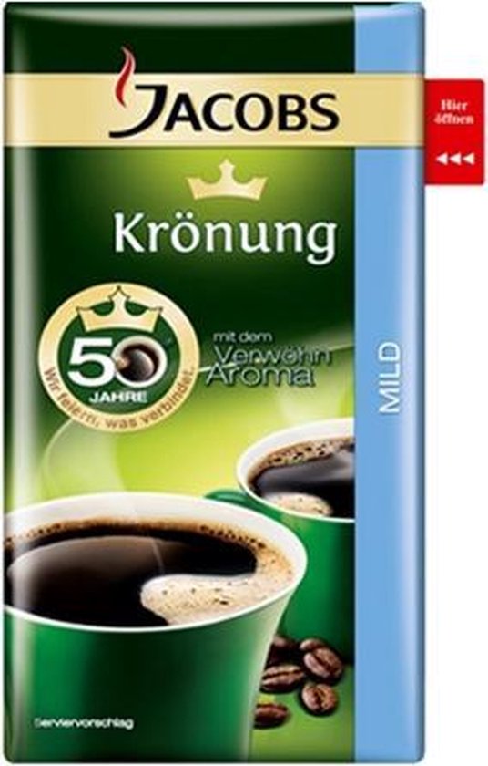 Café moulu doux Jacobs Krönung - 500 grammes