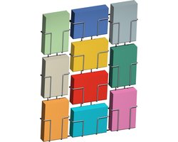 wandrek voor 10 postkaarten of foto's A6-formaat (10 X 15 cm)