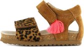 Shoesme Bio Meisjes Sandaal - cognac ponyhair - Maat 26