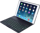 iPad 2018 9.7 inch Case Bluetooth verlicht toetsenbord Zwart
