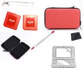 Nintendo 3DS Player's Pack - 8 in 1 Accesoires kit - Rode Case - Screen Protector & meer !