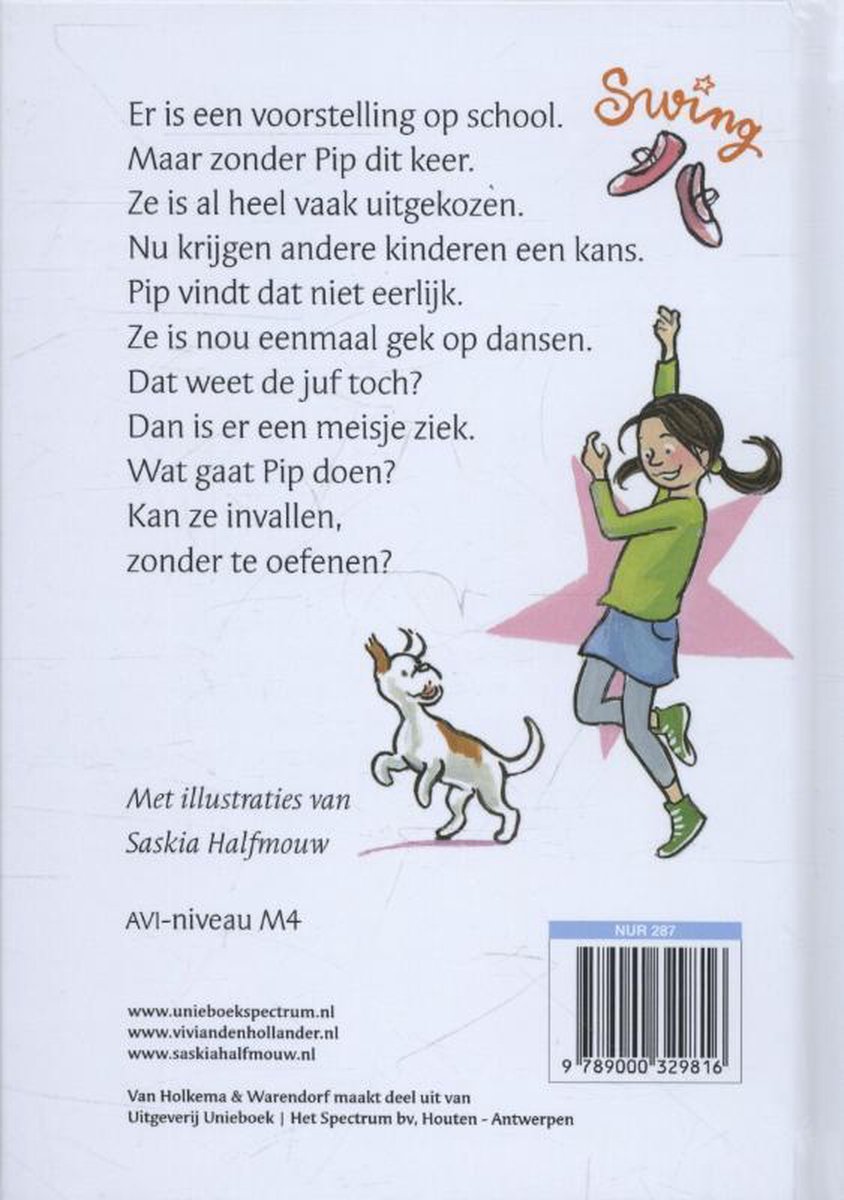 Swing - Pip is een ster - back cover