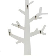 Porte-manteau enfant Tree - blanc - Bois - 5 crochets