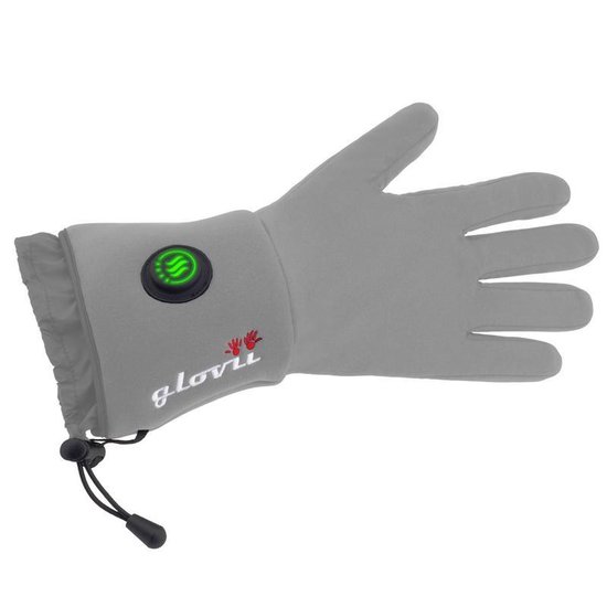 Glovii - Verwarmbare universele handschoenen - Maat L/XL - Grijs