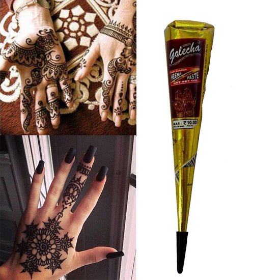 Bakkerij merknaam boycot Henna Tattoo Inkt pasta Bruin | bol.com