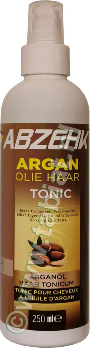 Abzehk Argan Oil Hair Tonic, inhoud 250ml