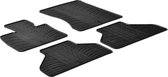 Gledring Rubbermatten passend voor BMW X5 2006-2012 (T profiel 4-delig + montageclips)