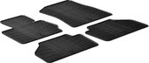 Gledring Rubbermatten passend voor BMW X3 (F25) 2010-2017 (T profiel 4-delig + montageclips)