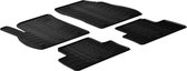 Gledring Rubbermatten passend voor Opel Zafira C 2011- (T profiel 4-delig + montageclips)
