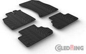 Tapis caoutchouc Gledring adaptables à Audi Q5 2017- (profilé T 4 pièces + clips de fixation)