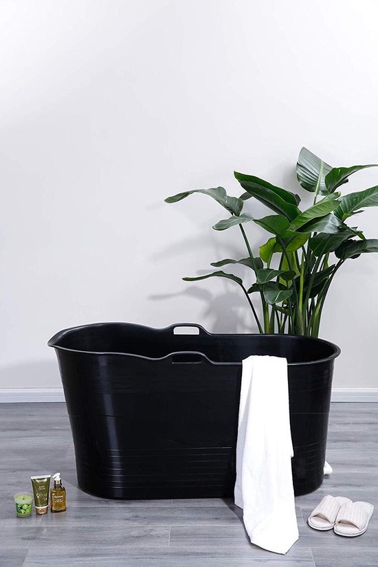 EKEO Zitbad Voor Volwassenen Bath Bucket Zwart 200L