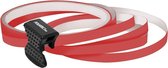 Foliatec PIN Striping pour jantes avec outil de montage - rouge néon - 4 bandes 6mmx2,15m & 1 rouleau de test 6mmx40cm