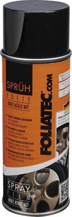 Foliatec Spray Film (Spray Foil) - bronze métallisé mat 1x400ml | bol.com