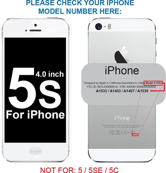 MMOBIEL batterij / accu voor iPhone 5S Batterij Li-Ion 3.8V 1560mAh 5.92Wh  met 2x ... | bol.com