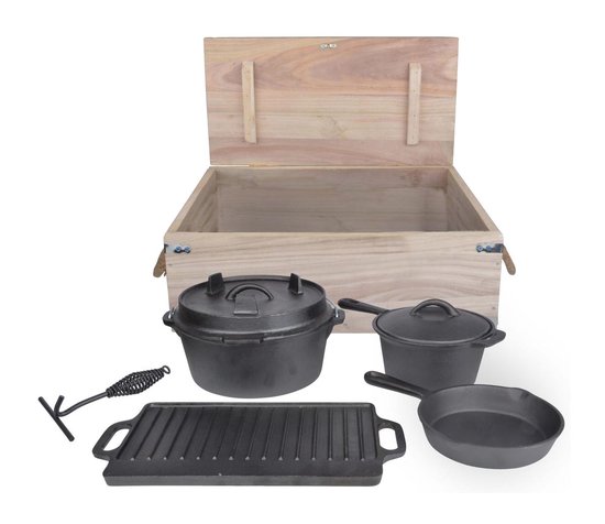 Esschert Design Dutch Oven Kampvuurkookset