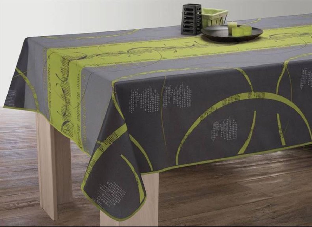 Tafelkleed anti-vlek Astral anis 200 x 150cm Tafellaken - Decoratieve Tafel Accessoires - Woonkamer Decoratie - Bonne et Plus®