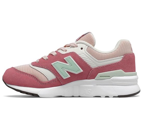 New Balance 997 Sneaker Junior Sneakers - Maat 35 - Meisjes -  Roze/wit/groen | bol