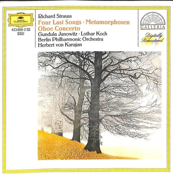 Richard Strauss Four Last Songs; Metamorphoses; Oboe Concerto, Gundula