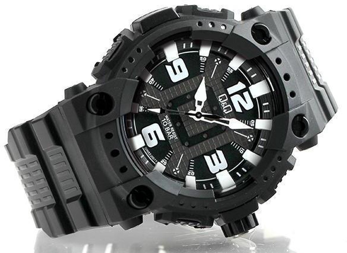 Mooi horloge QQ GW82J001Y-zwart