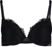 Sapph Vibe Push-Up Bra Dames Beha - Black - Maat 70B