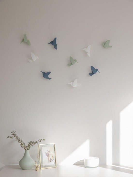 Zin is er Reflectie Umbra hummingbird muurdecoratie gekleurd | bol.com