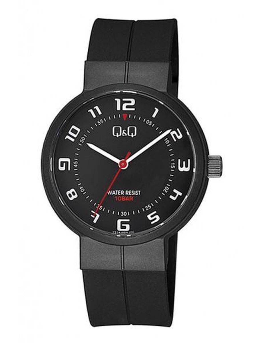 QQ Horloge VS14J004Y Zwart